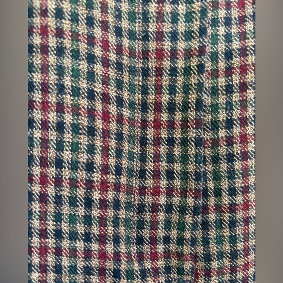 Vintage wool blend plaid trousers - Picture 6 of 12